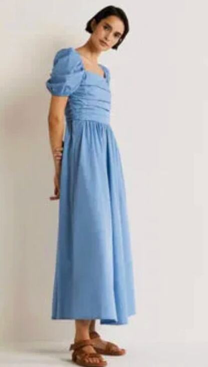 Boden Dresses & Skirts - Boden Ruched Bodice Midi Dress size 8
